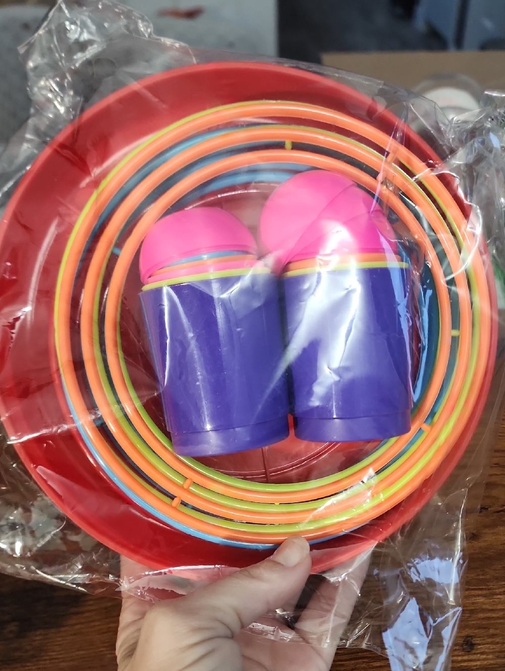 Two Sets Plus 18 Rings- Throw Hoop Toys interaction Indoor&outdoor Puzzle Hoop